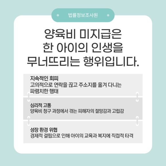 법보다 빠른 양육비 추심! 양육비, 이제 현장에서 직접 잡아야 합니다 - 소송을 준비하고 판결을 받기까지 걸리는 1~2년의 시간, 그리고 판결 후에도… 관련 이미지