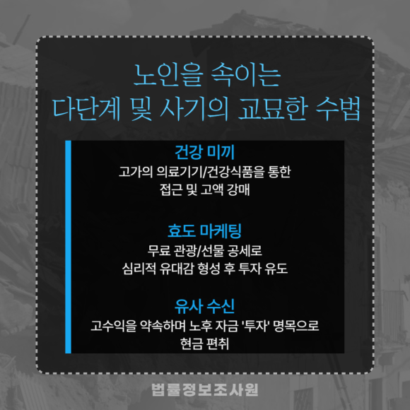 치매 노인 대상 다단계 범죄 피해 해결방법은? - 요새 치매 발병률이 늘어난 만큼, 이를 악용한 범죄가 늘어나고 있습니다 이미지 3 치매 노인 대상 다단계 범죄 피해 해결방법은? - 요새 치매 발병률이 늘어난 만큼, 이를 악용한 범죄가 늘어나고 있습니다 관련 이미지