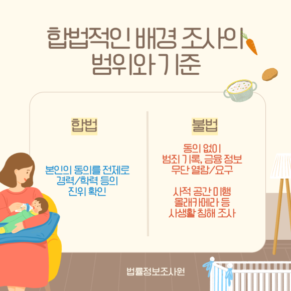 가사도우미 채용 시 합법적으로 배경 확인하는 방법 - 가사도우미 채용 전 배경조사가 필요한 이유는 채용 과정에서 이력서 내용을 과… 관련 이미지