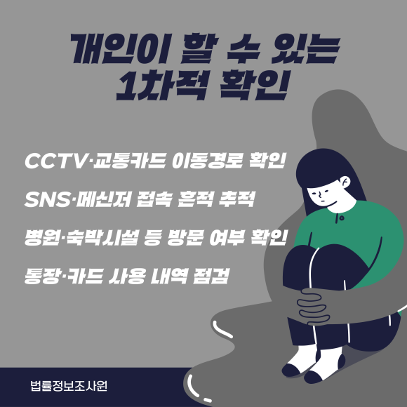 캄보디아 납치 성행, 가출한 가족을 찾는 방법은? 탐정이 알려드립니다. - 가출이 확인되면 먼저 가족·친구 등 가까운 관계를 통해 연락을 시도해야 합니… 관련 이미지