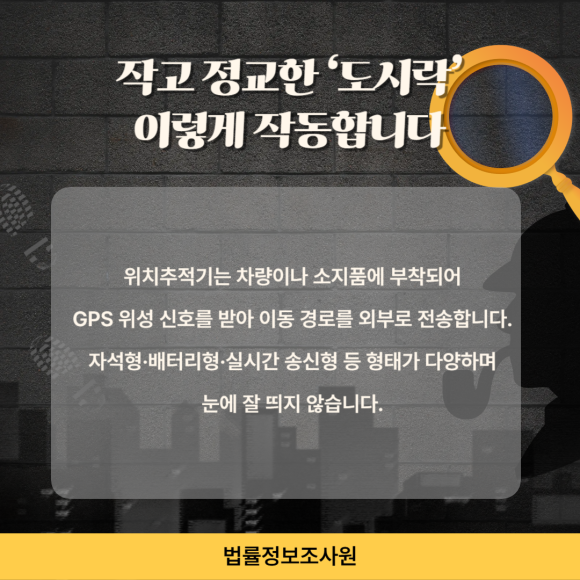 내 동선이 읽힌다면? 불법 위치추적기 탐지가 필요할 때입니다. - 위치정보를 추적하는 행위는 관련 이미지