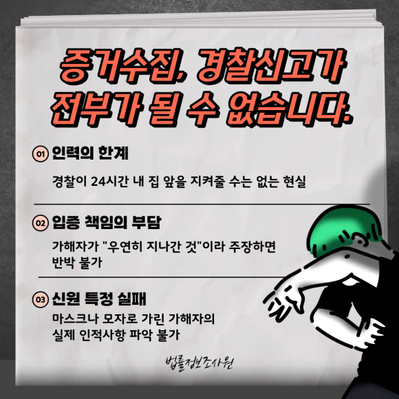스토킹 가해자 특정 및 채증 방법 - 우선 개인이 할 수 있는 최초 대처 방법에 대해 말해드리겠습니다 이미지 5 스토킹 가해자 특정 및 채증 방법 - 우선 개인이 할 수 있는 최초 대처 방법에 대해 말해드리겠습니다 관련 이미지