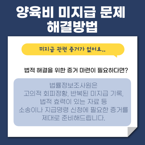 양육비 미지급 문제 해결하는 실질적인 방법 알려드립니다. - 법률정보조사원은 민간조사원 자격증을 가진 관련 이미지