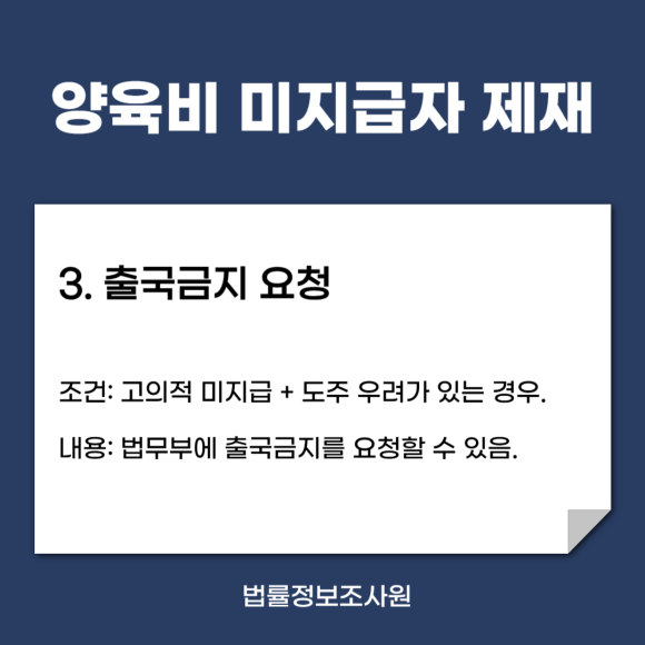 우리나라 양육비 미지급자 제재조치는? 미지급 양육비 효과적으로 받는 방법 알려드립니다. - 해당 내용은 여성가족부 누리집에서 관련 이미지