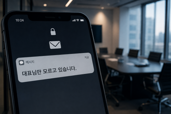 “대표님만 모르고 있습니다” 내부 제보를 받았다면, 첫 24시간이 중요합니다 - "대표님, 회사에서 지금 이상한 일이 벌어지고 있습니다." 관련 이미지