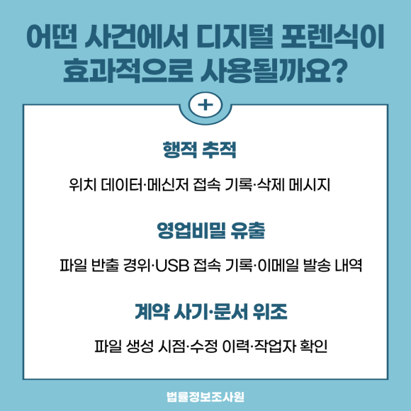 디지털 포렌식으로 알 수 있는 것 vs 알 수 없는 것 - 디지털 포렌식은 스마트폰, PC, 태블릿, 서버 등 디지털 기기에 저장된 데… 관련 이미지
