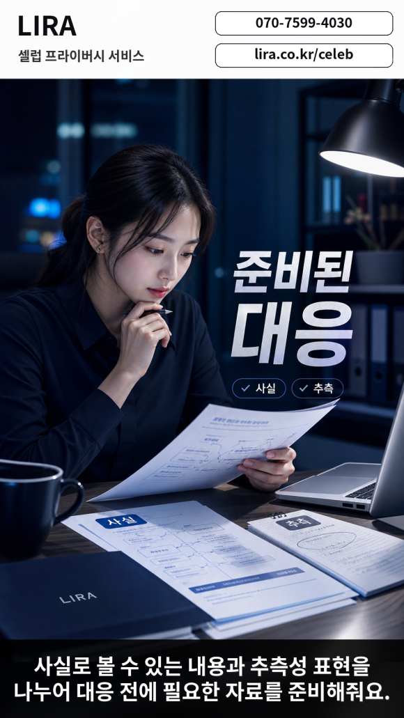 늦은 밤 사적인 장면을 담은 게시물이 온라인에 올라왔다는 탐정 의뢰 - LIRA 셀럽 프라이버시 서비스는 현재 상황을 기준으로 필요한 확인 범위와… 이미지 7 늦은 밤 사적인 장면을 담은 게시물이 온라인에 올라왔다는 탐정 의뢰 - LIRA 셀럽 프라이버시 서비스는 현재 상황을 기준으로 필요한 확인 범위와… 관련 이미지